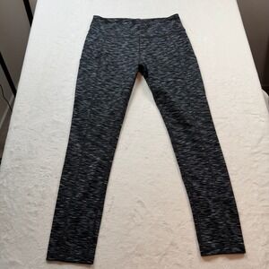 Propel Bass Engineered Leggings Womens Size M Black Space Dye Good Pockets